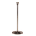 Queue Solutions RopeMaster 351, Crown Top, Sloped Base, Pewter Nickle Brass Finish PRC351-PN